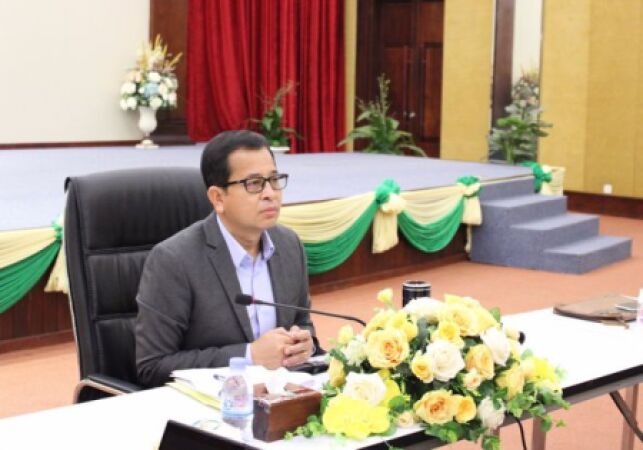 កិច្ចប្រជុំ​ពិនិត្យពិភាក្សាអំពីវឌ្ឍនភាពនៃការអនុវត្តសកម្មភាពគម្រោង និងបញ្ហាប្រឈមនានា ព្រមទាំងដំណោះស្រាយដើម្បីជំរុញការអនុវត្តឲ្យទាន់ពេលវេលា និងសម្រេចលទ្ធផលដែលគ្រោងទុកប្រចាំឆ្នាំ២០២២