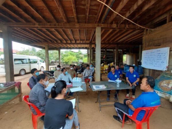 ក្រុមការងារនៃអង្គភាពគ្រប់គ្រងគម្រោងបានចុះត្រួតពិនិត្យការជ្រើសរើសសហគមន៍កសិកម្ម