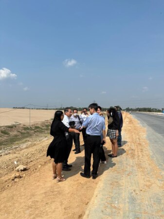 ក្រុមការងារបេសកកម្មធនាគារអភិវឌ្ឍន៍អាស៊ី (ADB) និងទីប្រឹក្សាផ្នែកមន្ទីរពិសោធន៍ធ្វើការសិក្សាពីទីតាំងមន្ទីរពិសោធន៍ថ្មី