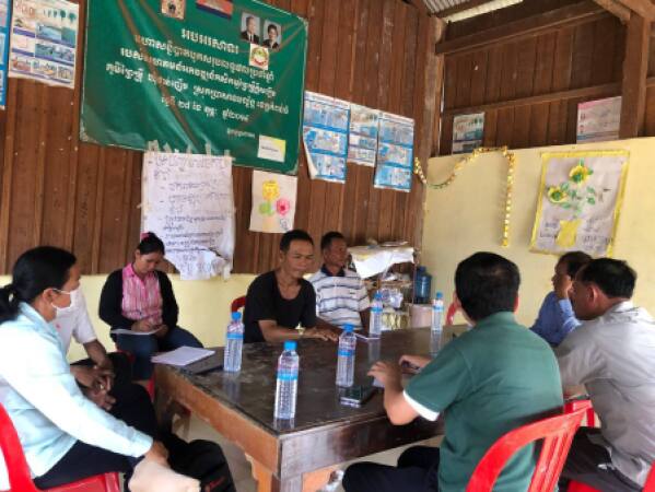 ចុះសំភាសន៍ ដើម្បីជ្រើសរើសសហគមន៍កសិកម្មគោលដៅដល់សហគមន៍កសិកម្មព្រៃម្រ៉ីក្តីសង្ឃឹម និងសហគមន៍កសិកម្មស្វាយកែវរមៀតសាលាវិស័យសាមគ្គី