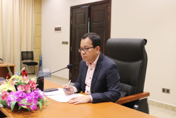 កិច្ចប្រជុំពិនិត្យវឌ្ឍនភាពនៃការអនុវត្តគម្រោងប្រចាំខែមិថុនា ឆ្នាំ២០២៣