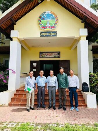 លោកបណ្ឌិត ស ចិត្រា នាយកគម្រោង បានជួបពិភាក្សា និងណែនាំការងារដល់មន្រ្ដីអនុវត្ដន៍គម្រោង នៃមន្ទីរកសិកម្