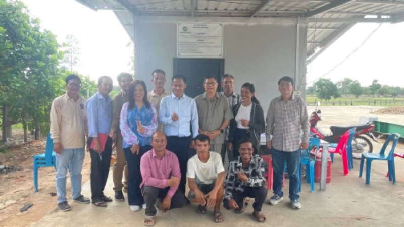 ធ្វើការពិនិត្យ និងវាយតម្លៃទៅលើសហគមន៍កសិកម្មស្នើសុំការគាំទ្រហេដ្ឋារចនាសម្ព័នខ្នាតតូច