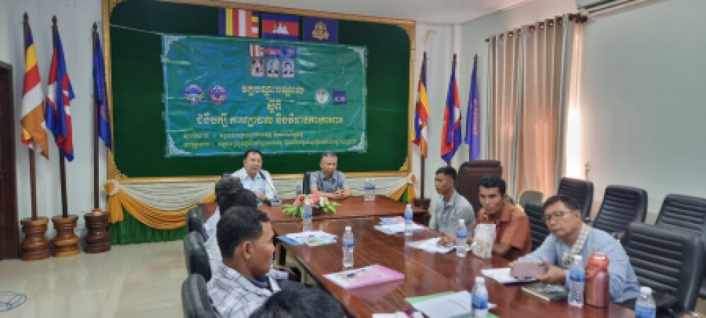 វគ្គបណ្តុះបណ្តាលពង្រឹងសមត្ថភាពភា្នក់ងារសុខភាពសត្វភូមិ ស្តីអំពី ជំងឺបក្សី(មាន់) ការព្យាបាល និង ការអនុវត្តជីវសុវត្ថិភាពឲ្យបានត្រឹមត្រូវក្នុងការចិញ្ចឹមមាន់ស្រែនិងភ្ញាស់កូនមាន់ស្រែ