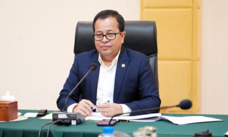 កិច្ចប្រជុំពិនិត្យវឌ្ឍនភាពគម្រោងប្រចាំខែមិថុនា ក្រោមការដឹកនាំពិភាក្សាដោយលោក បណ្ឌិត សរ ចិត្រា អគ្គលេខាធិការរងទទួលបន្ទុករួម នៃក្រសួងកសិកម្ម