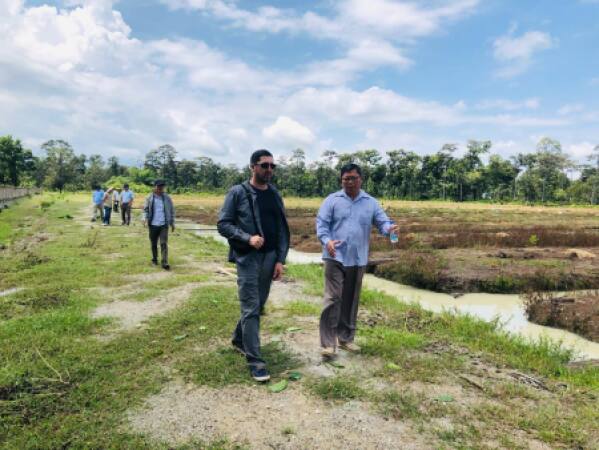 ក្រុមការងារបានបន្តចុះពិនិត្យចម្ការអភិរក្ស និងផ្ទះសំណាញ់នៅស្ថានីយ៍ស្រាវជ្រាវ និងអភិវឌ្ឍន៍កសិកម្មកោះកេរិ៍ នៅខេត្តព្រះវិហារ