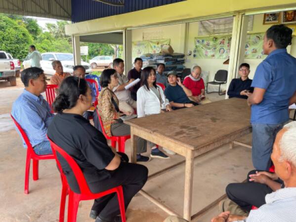 ក្រុមបេសកម្មវាយតម្លៃពាក់កណ្តាលគម្រោង របស់ធនាគារអភិវឌ្ឍន៍អាស៊ី និងក្រុមការងារអនុវត្តគម្រោង ACSEP បានពិនិត្យ និងវាយតម្លៃ សហគមន៍កសិកម្ម កន្តាំងបល្ល័ង្គរស្មី ស្ត្រីសាមគ្គី នៅ ខេត្តសៀមរាប