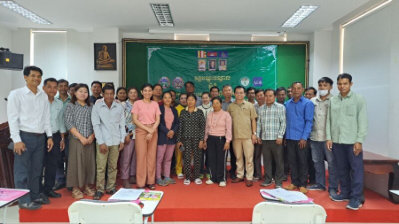 វគ្គបណ្តុះបណ្តាលពង្រឹងសមត្ថភាពអ្នកចិញ្ចឹមមាន់ស្រុក ស្តីពី ការលើកកម្ពស់ការអនុវត្តការចិញ្ចឹម ការបង្កើនផលិតកម្ម និងការជំរុញនិរន្តរភាព នៃការចិញ្ចឹមមាន់ស្រុក នៅខេត្តត្បូងឃ្មុំ