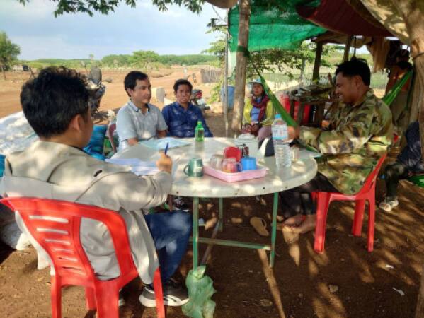 ចុះវាយតម្លៃ និងតាមដានសហគ្រាសកសិកម្ម ក្រោយបានចូលរួមវគ្គបណ្តុះបណ្តាលសុវត្ថិភាពចំណីអាហារ នៅខេត្តត្បូងឃ្មុំ