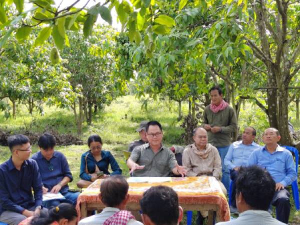 ចុះពិនិត្យការអនុវត្តគម្រោងនៅក្នុងខេត្តត្បូងឃ្មុំ ចំនួន ៣ទីតាំង